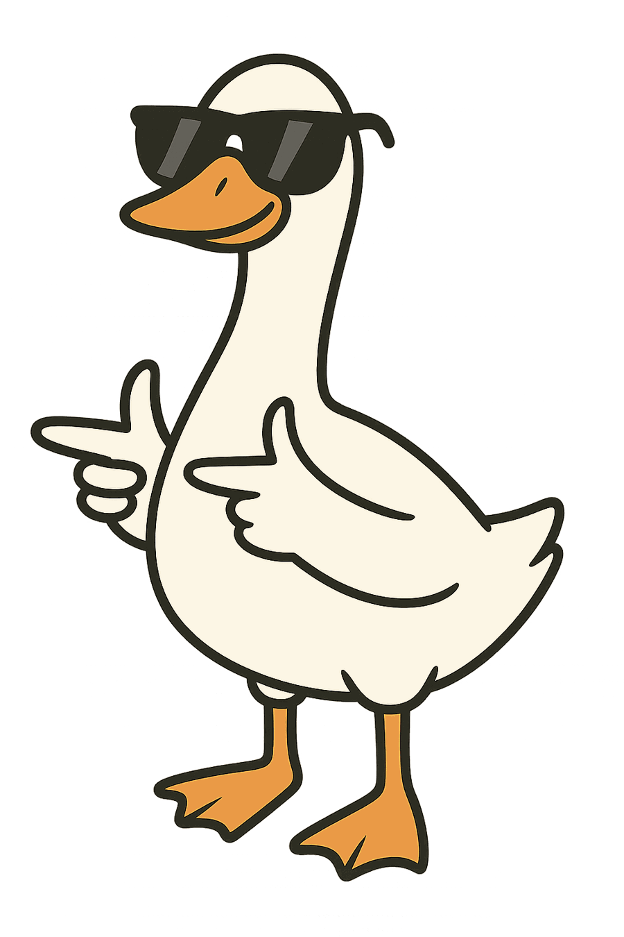 Silly Goose mascot